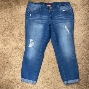 Plus size skinny jeans